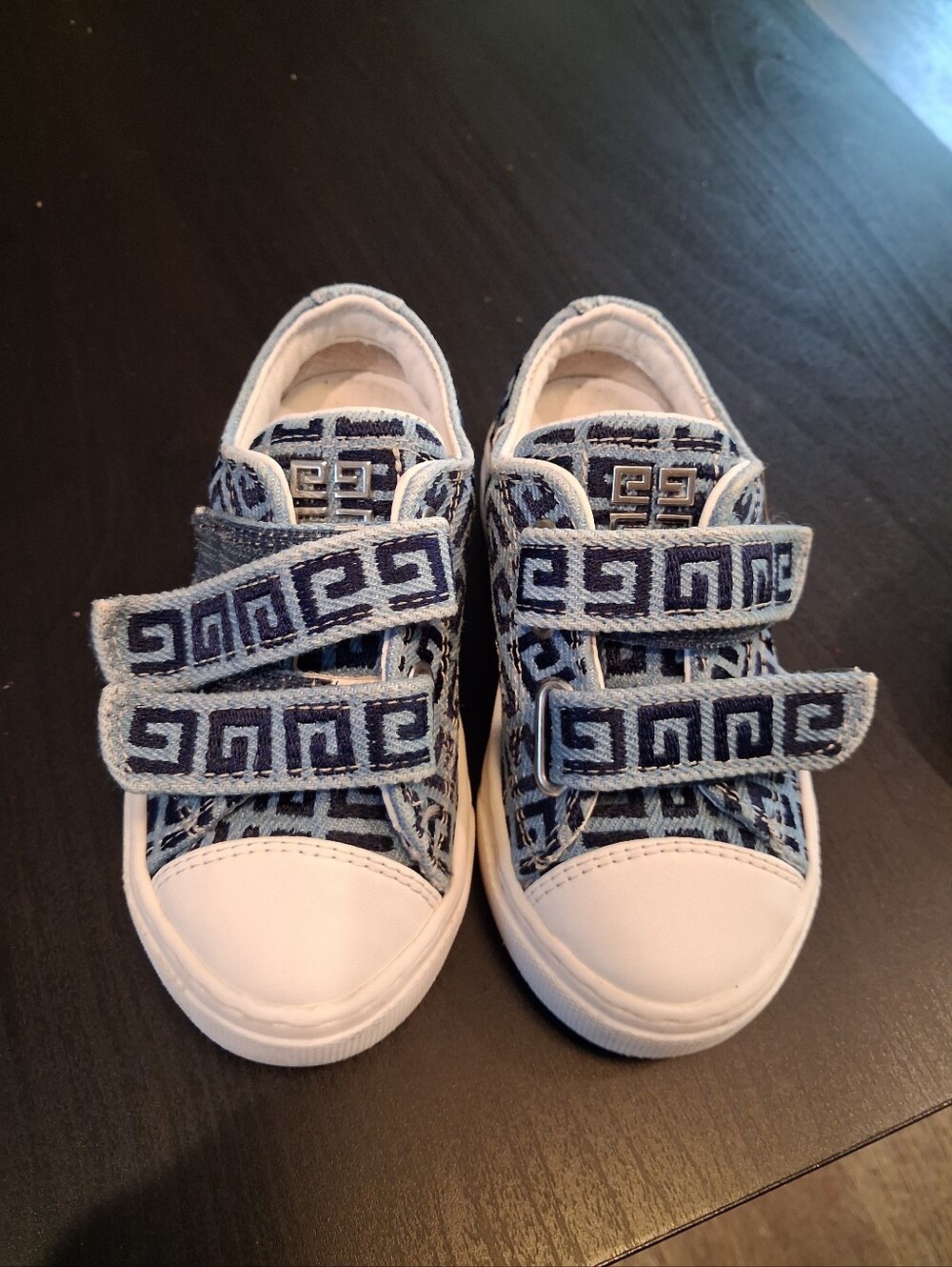 Givenchy 4G Jacquard Sneakers Demin Sz 24